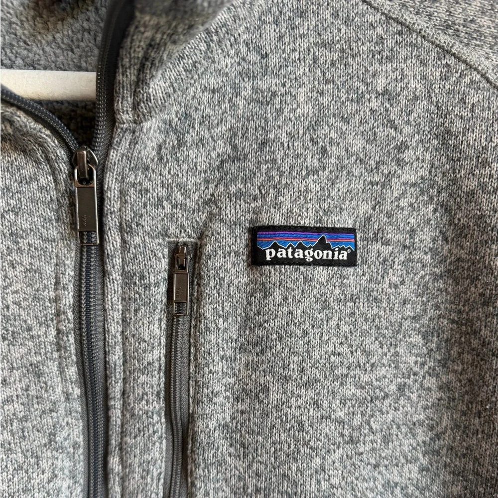 Patagonia Men’s Better Sweater 1/4 Zip Pull-Over Fleece Gray Sweatshirt - Picture 3 of 9